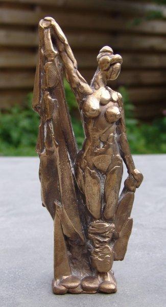 Bronzen beeld Dick Aerts